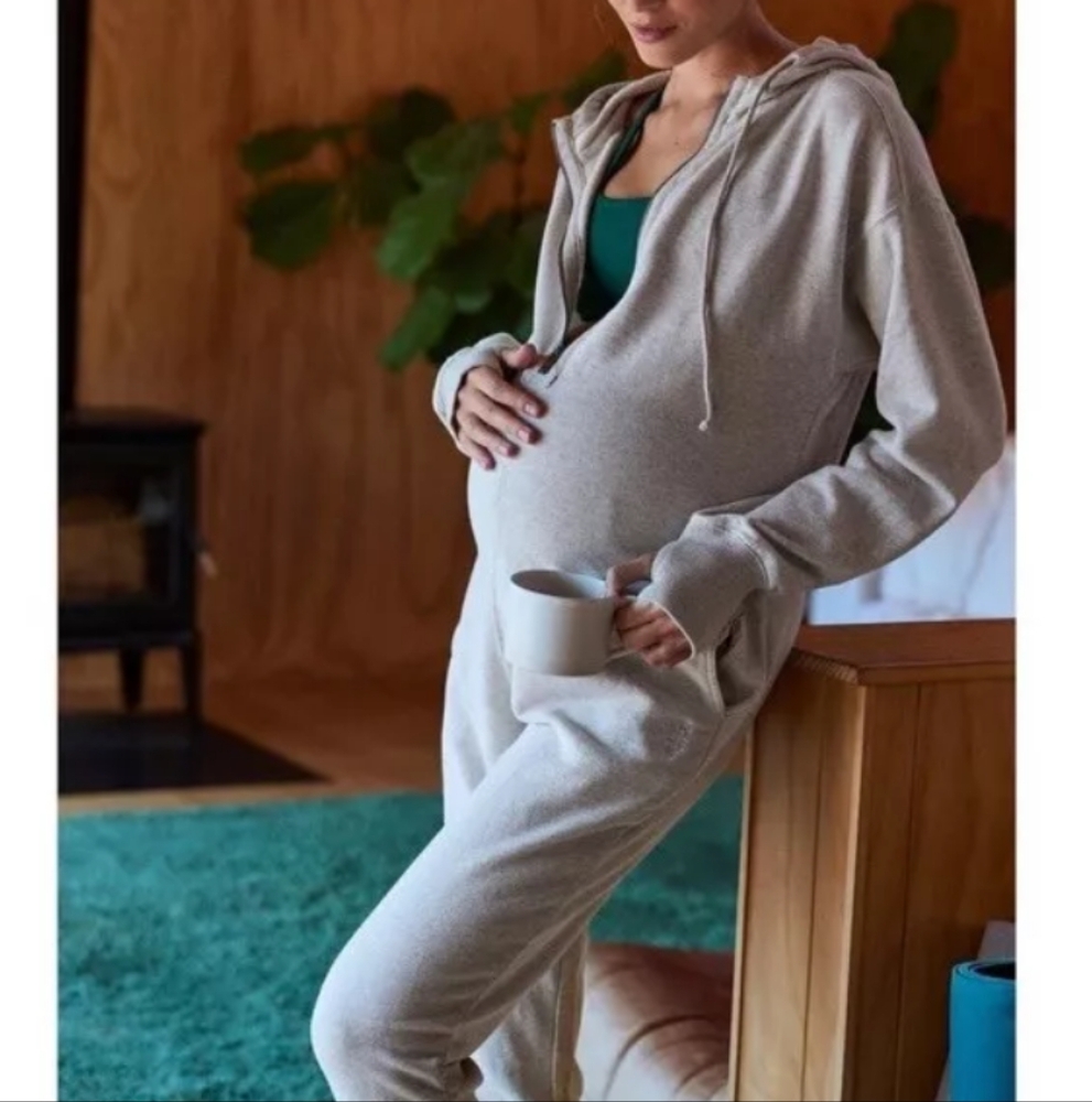 NWT FP Movement x Hatch - Warm Up Jumpsuit In Heather Gray